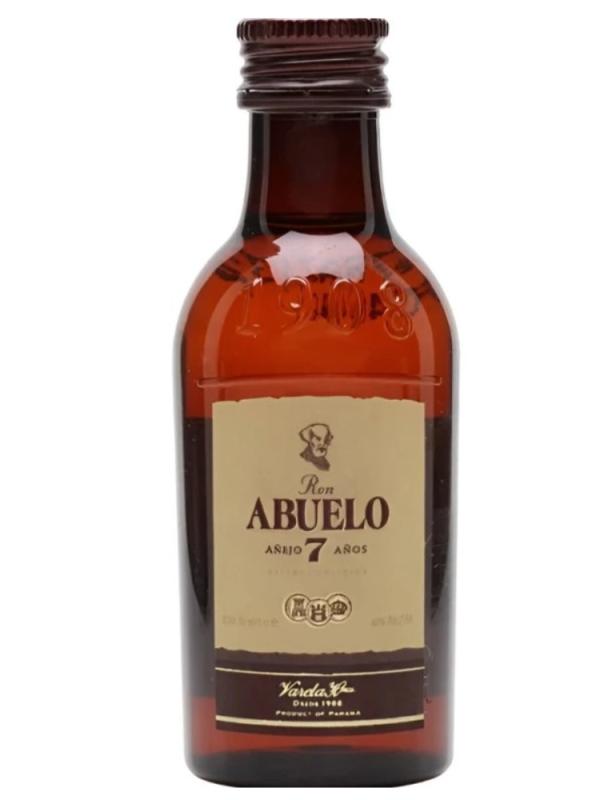 Rum Abuelo 7YO miniaturka 50ml 40% (1)