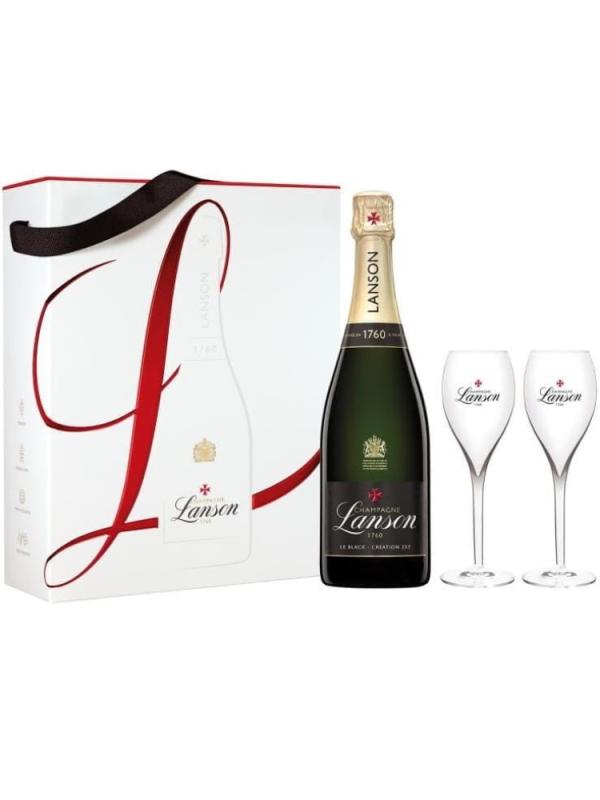 Szampan Lanson Le Black Creation + 2 kieliszki (1)