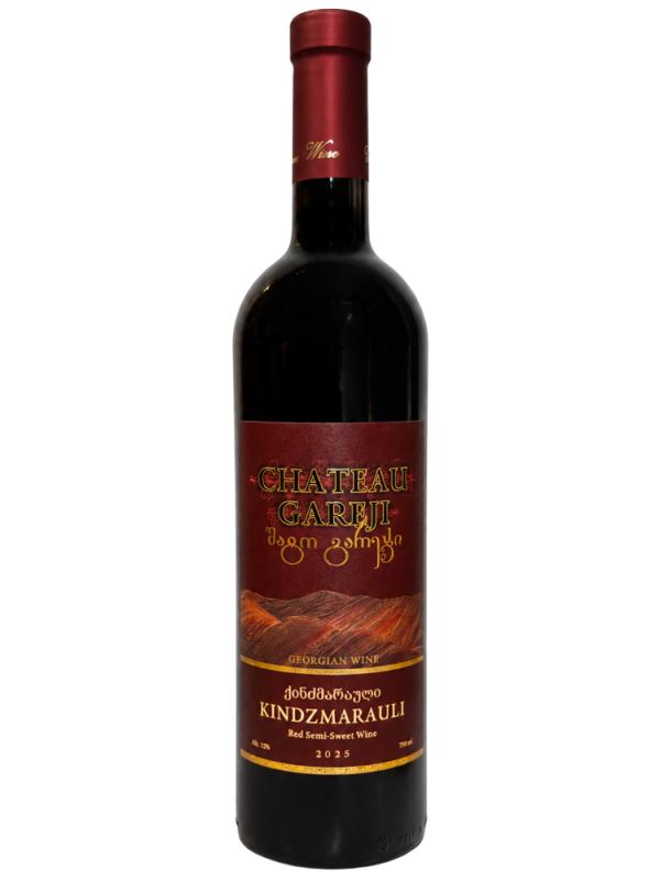 Wino Chateau Gareji Kindzmarauli czerwone, półsłodkie Gruzja 12% 0,75l (1)