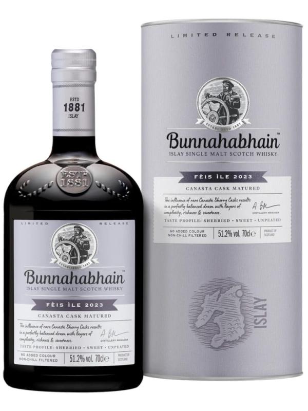Whisky Bunnahabhain Canasta Cask Matured Feis Ile 2023 0,7l 51,2% (1)