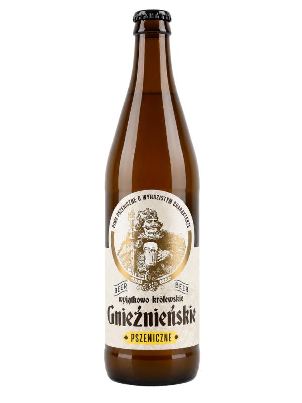 Piwo Gnieźnieńskie Pszeniczne Wyjątkowo Królewskie 0,5l 4,7% (1)