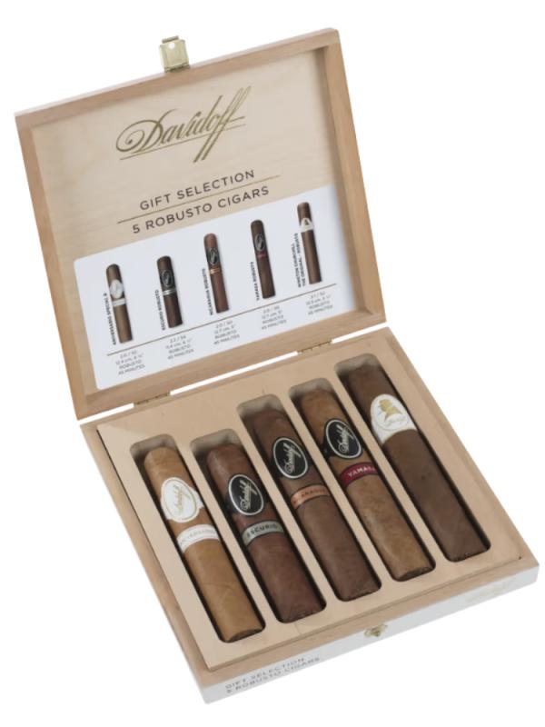 Cygara Sampler Davidoff Robusto Selection (5 cygar) T&T DOMINICANA (1)