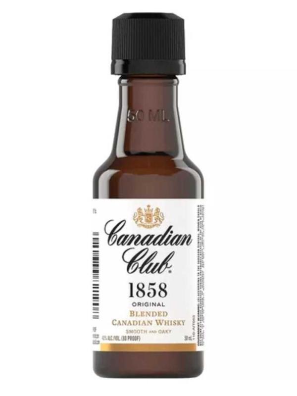 Whisky Canadian Club miniaturka 50ml 40% (1)