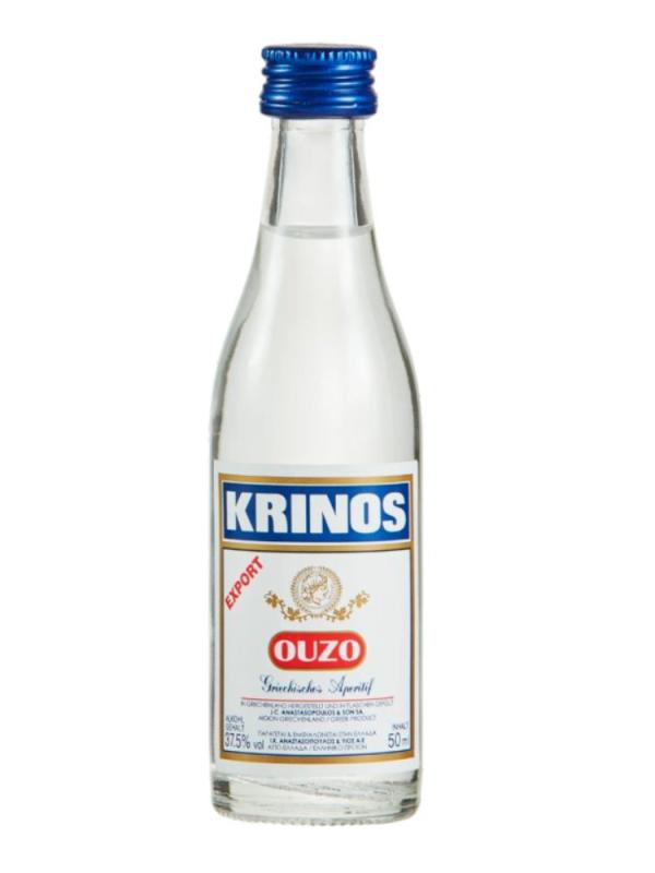 Wódka Ouzo Krinos 37,5% 0,05L MINIATURKA (1)
