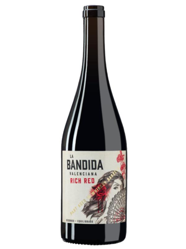 Wino La Bandida Valenciana Rich Red Tempranillo-Cabernet Sauvignon 13% 0,75L (1)