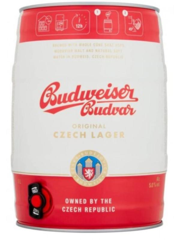 Piwo Budweiser Budvar Złoty Party 12 5% 5L (1)