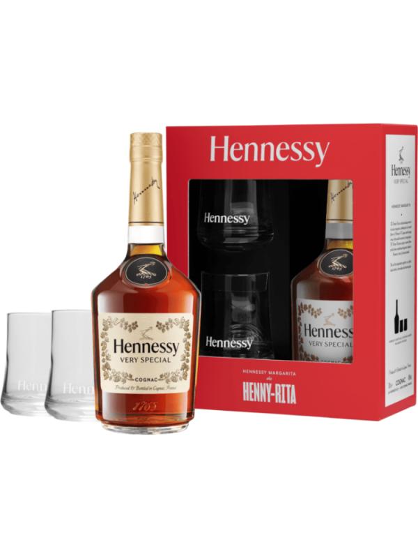 Koniak Hennessy VS 0,7L 40% + 2 Szklanki (1)