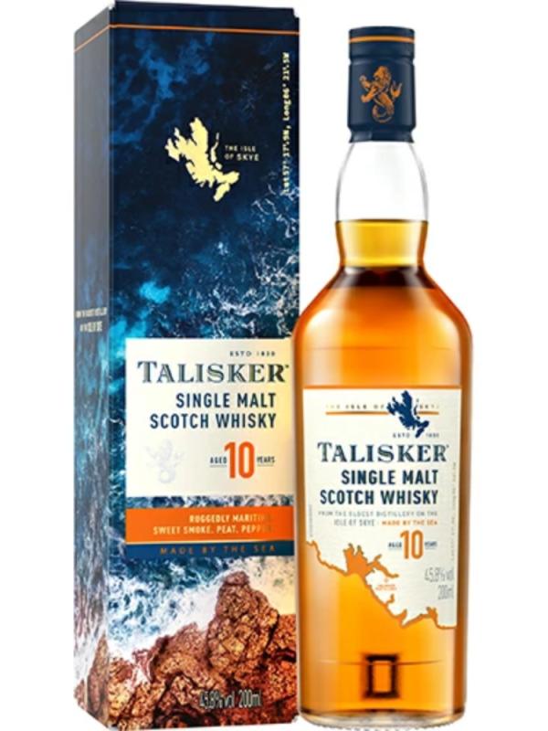 Whisky Talisker 10YO 0,2L 45,8% Single Malt miniaturka kartonik (1)