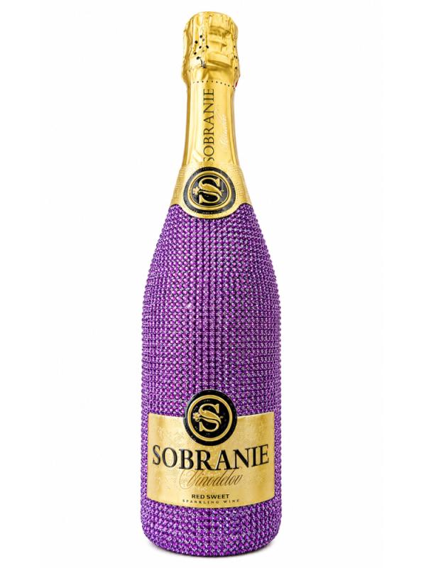 Wino Musujące Sobranie Vinodelov Purple Sweet Red 12,5% 0,75L (1)