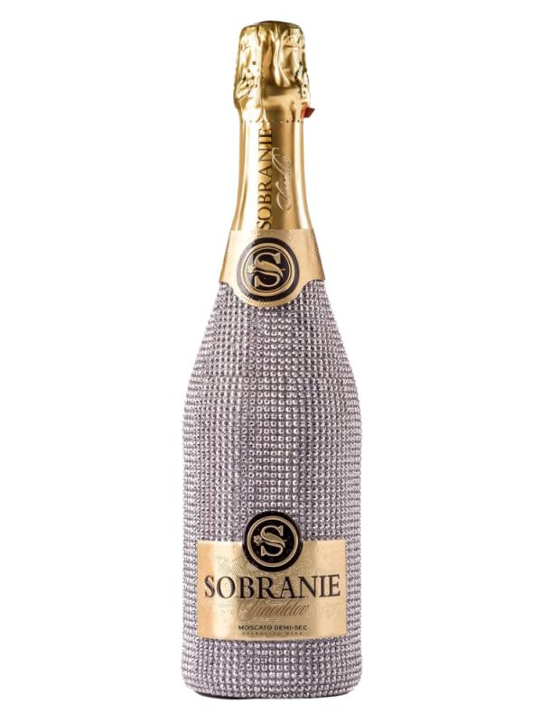 Wino Musujące Sobranie Vinodelov Silver Moscato Demi Sec 12% 0,75L (1)