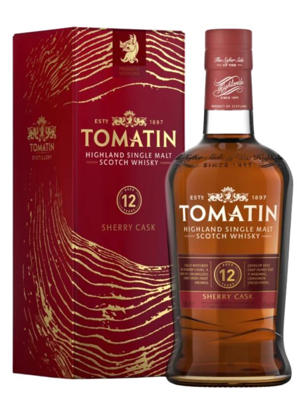 Whisky Tomatin 12YO Sherry Cask Single Malt 40% 0,7L (1)