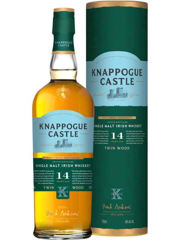Whiskey Knappogue Castle 14YO Twin Wood 0,7L 46% (1)