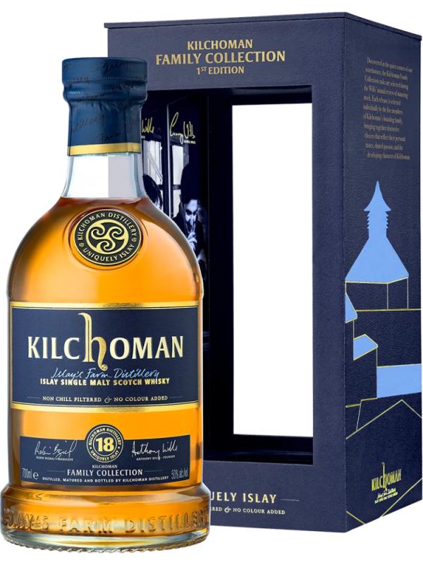Whisky Kilchoman Family Collection 18YO 1st Edition Bourbon Cask 0,7L 50% (1)
