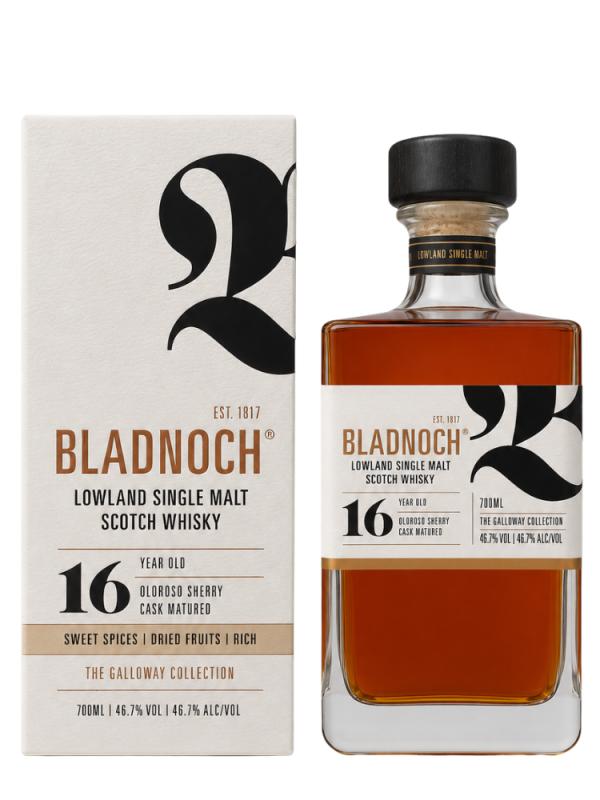 Whisky Bladnoch 16YO Oloroso Sherry Cask 46,7% 0,7L karton (1)