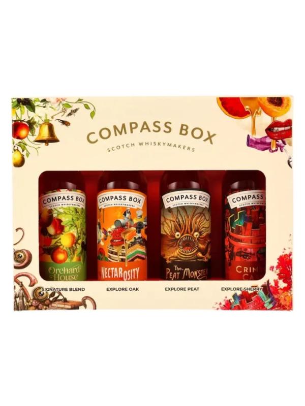 Zestaw miniaturek szkockiej whisky Compass Box (1)