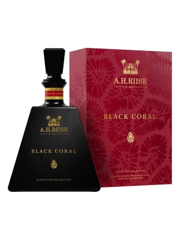 Wyjątkowy, ekskluzywny rum Rum A.H. Riise Black Coral, edycja limitowana, wersja kolekcjonerska. (1)