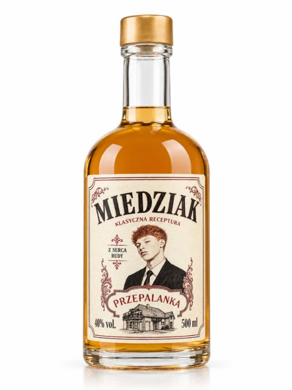 WÓDKA ZIELONOGÓRSKA PRZEPALANKA 40% 0,5L (1)