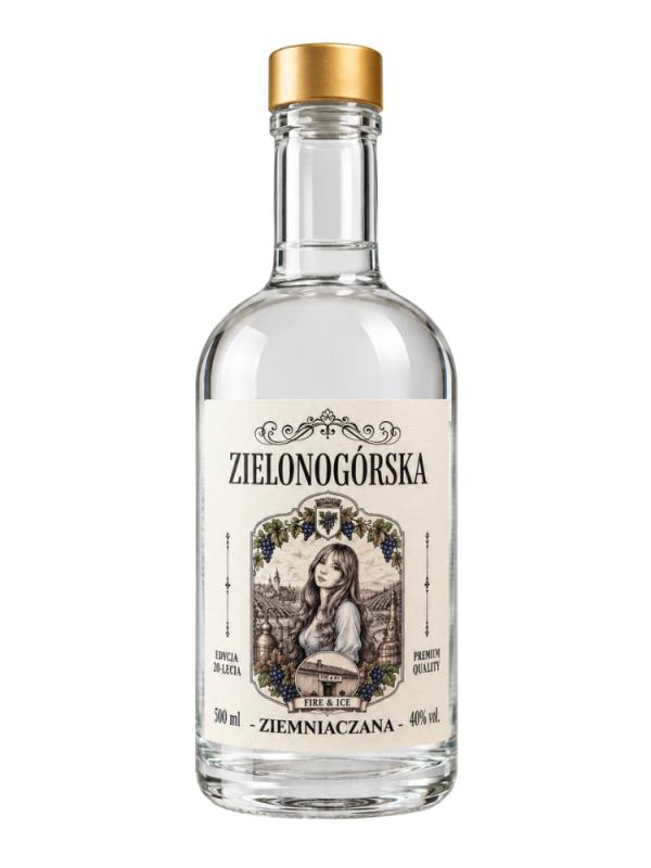 Wódka Zielonogórska Ziemniaczana 0,5l 40% - Weronika (1)