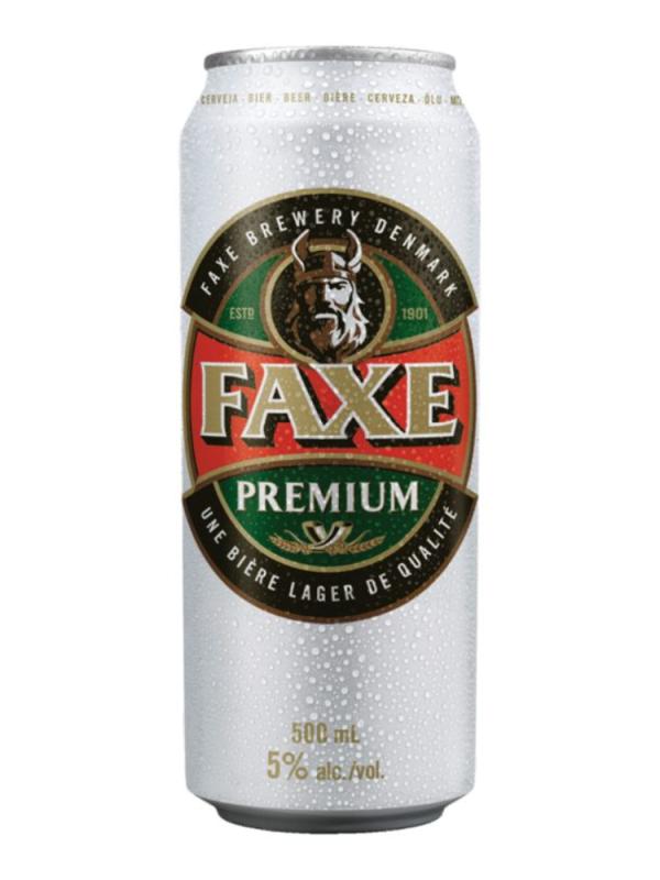 Piwo Faxe Premium Lager, piwo z Danii, duński lager (1)