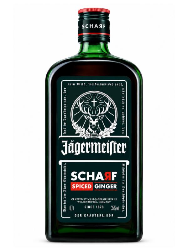 LIKIER JAGERMEISTER SCHARF SPICED GINGER 0,7L 33% (1)