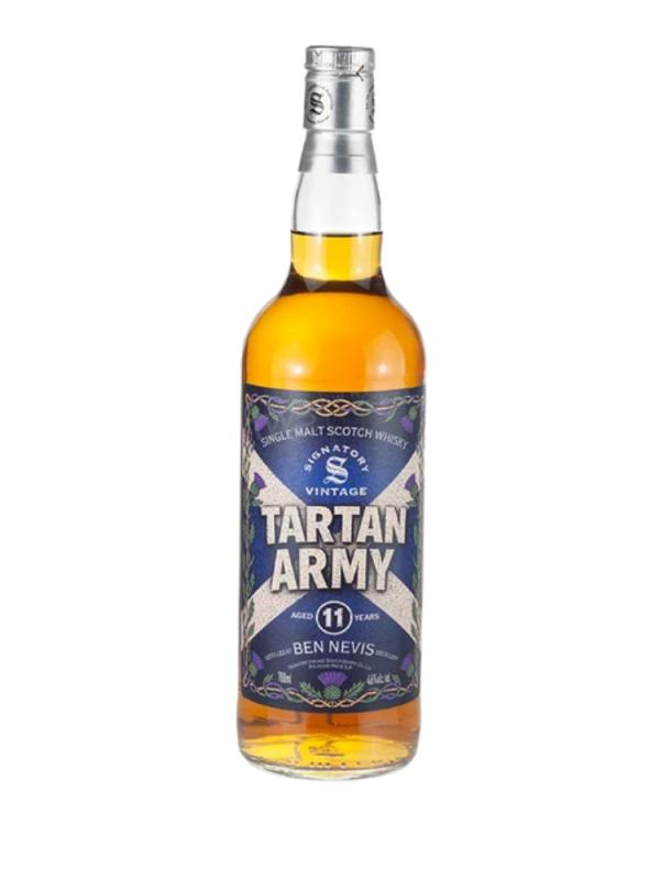 Ben Nevis 11YO Tartan Army World Cup 2026 z kultowej serii od niezależnego dystrybutora Signatory Vintage. Pełne 11 lat dojrzewania w beczkach po sherry Oloroso. (1)