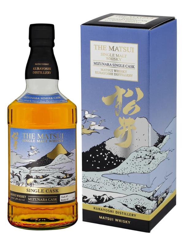 Unikatowa japońska whisky Single Cask. Limitowana, kolekcjonerska japońska whisky typu Single Malt, wydestylowana w renomowanej destylarni Kurayoshi. Trunek dojrzewał przez minimum 3 lata w niezwykle rzadkiej i cenionej beczce z japońskiego dębu Mizunara. (1)