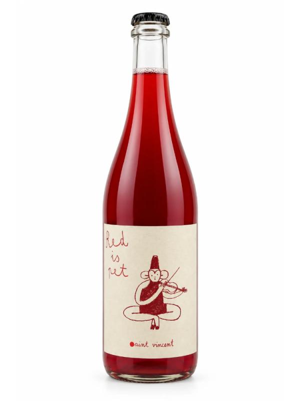 WINO SAINT VINCENT RED IS PET FRIZANTE 2025 13% 0,75L CZ/W polski czerwony, wytrawny Pet-Nat  (1)