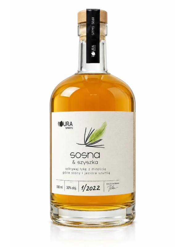 LIKIER KRAFTOWY PĘDY SOSNY & SZYSZKA 0,5L 35% (1)