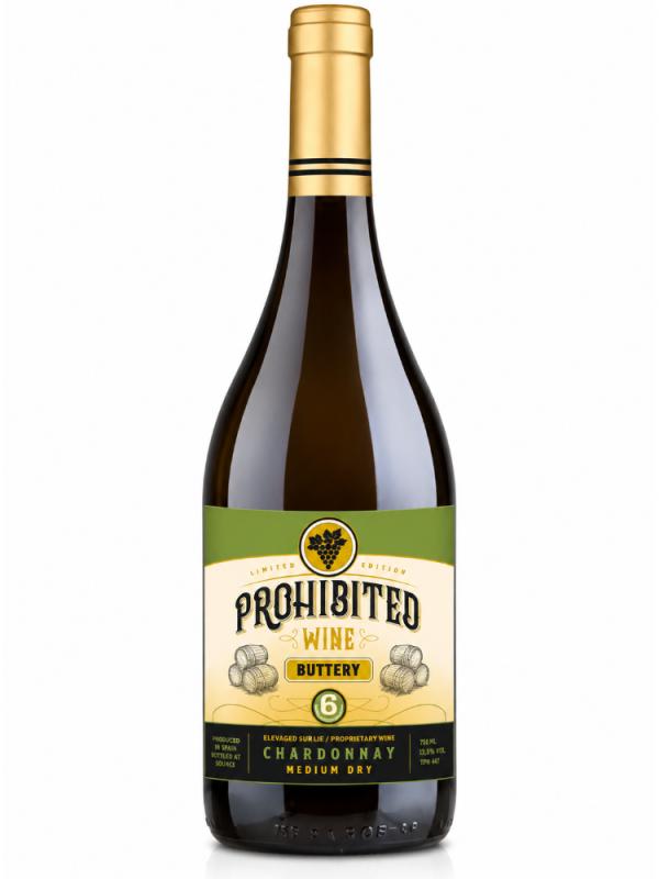 WINO PROHIBITED BUTTERY CHARDONNAY 13,5% 0,75L B/PW CHILE (1)