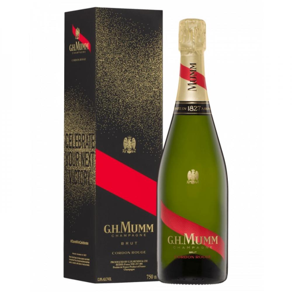 SZAMPAN G.H.MUMM CORDON ROUGE BRUT 0,75L B/W 12.5% KARTON - Alkohole ...