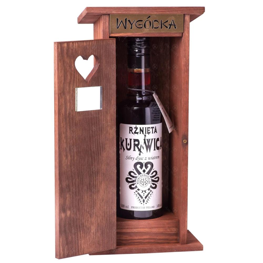 Wódka Rżnięta Kurnwica kibelek 0,5l 34% | alkoholeswiata24