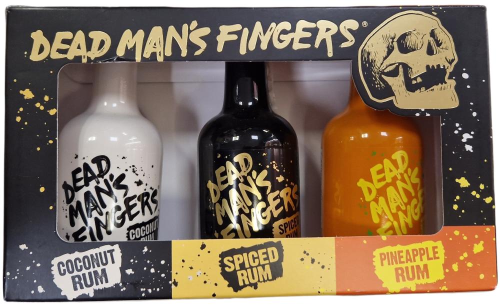 Rum Dead Mans Fingers zestaw 3 miniaturek 50ml 37,5% | online