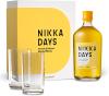 Whisky Nikka Days 0,7l 40% + zestaw 2 szklanki Japonia