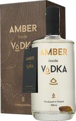 Wódka Amber Inside 40% 0,7l skrzynka drewniana