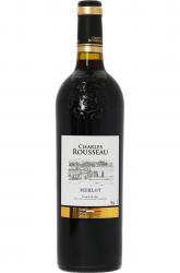 Wino Charles Rousseau Merlot czerwone, wytrawne 0,75l
