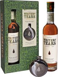 Whiskey Writers Tears Copper Pot 0,7l 40% + zestaw piersiówka 
