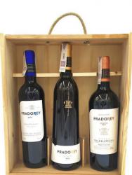 Wino Pradorey Crianza  Valdelayegua + Blanco + Cuvee Premium 3x0,75l zestaw 