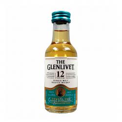 Whisky Glenlivet 12 Years Old miniaturka 50ml  whisky miniaturka 0,05l