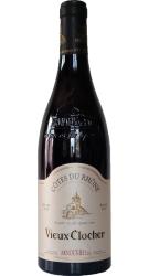 Wino francuskie Vieux Clocher Cotes Du Rhone czerwone, wytrawne o mocy 13,5% ABV. 
