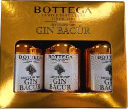 Gin Bacur zestaw miniaturek 3 sztuki  0,05l 40%