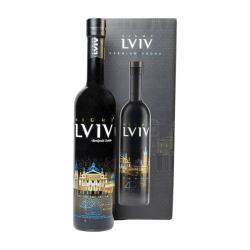 Wódka Premium Lwów Nocą Black + Gold 0,5l 40% zestaw 2 butelek w kartonie