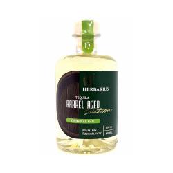 Polski Gin rzemieślniczy Herbarius Tequila Barrel Aged 0,5l 45% starzony w beczce po tequili