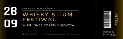 Bilet wstępu festiwal whisky & rum w Zielonej Górze 2024