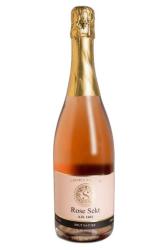 Wino musujące Saganum Rose Sekt Brut Nature różowe, wytrawne 0,75l 12%