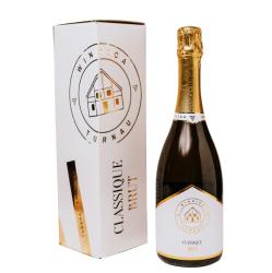 Wino musujące Turnau Classique Brut białe, wytrawne 0,75l 11%