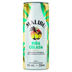 Drink Rum Malibu Pina Colada 250ml 5%