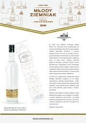 Wódka Młody Ziemniak 2019 Edycja Jubileuszowa 40% 0,5L + Kartonik