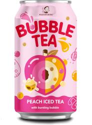 NAPÓJ BUBBLE TEA PEACH ICED TEA MADAM HONG 0,32L PUSZKA