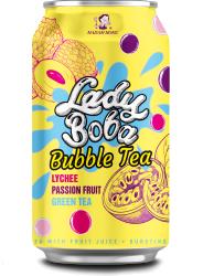 Napój Lady Boba Bubble Tea Lychee  Passion Fruit  Green Tea 0,32l puszka