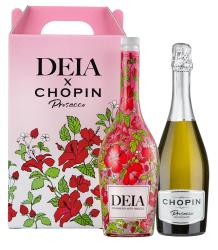 Zestaw prezentowy prosecco Chopin + likier Deia, idealny na prezent